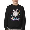 Baseball Ice Cream Drip Youth Boys Cute Easter Sports Youth Crewneck Sweatshirt Baseball Ice Cream Drip Youth Boys Cute Easter Sports Youth Crewneck Sweatshirt
