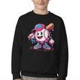 Baseball Ice Cream Shirt Cool Baseball Drip For Boys Youth Crewneck Sweatshirt