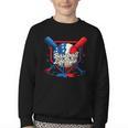 Baseball Life Style 101 Apparel Youth Drip Baseball Youth Crewneck Sweatshirt Baseball Life Style 101 Apparel Youth Drip Baseball Youth Crewneck Sweatshirt