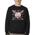 Baseball Mardi Gras Carnival Party Mask Ice Cream Drip Boys Youth Crewneck Sweatshirt Baseball Mardi Gras Carnival Party Mask Ice Cream Drip Boys Youth Crewneck Sweatshirt