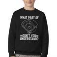 Baseball Math Double Play What Part Of Baseball Game Youth Crewneck Sweatshirt Baseball Math Double Play What Part Of Baseball Game Youth Crewneck Sweatshirt