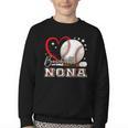 Baseball Nona Family Matching Cute Baseball Lover Youth Crewneck Sweatshirt Baseball Nona Family Matching Cute Baseball Lover Youth Crewneck Sweatshirt