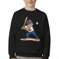 Baseball Puerto Rico Patriotic Flag Boricua Baseball Player Youth Crewneck Sweatshirt Baseball Puerto Rico Patriotic Flag Boricua Baseball Player Youth Crewneck Sweatshirt