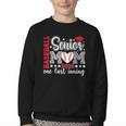Baseball Senior Mom 2026 Last Inning Baseball Senior Mama Youth Crewneck Sweatshirt
