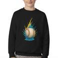 Baseball Splash Team Player For Kids Men Women Youth Crewneck Sweatshirt Baseball Splash Team Player For Kids Men Women Youth Crewneck Sweatshirt