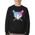 Baseball Sport Respect The Drip Boys Baseball Youth Crewneck Sweatshirt Baseball Sport Respect The Drip Boys Baseball Youth Crewneck Sweatshirt