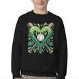 Baseball St Patricks Day Boys Girls Men Women Shamrock Green Youth Crewneck Sweatshirt Baseball St Patricks Day Boys Girls Men Women Shamrock Green Youth Crewneck Sweatshirt
