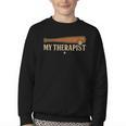 Baseball Tee My Therapist Bat Men Women Kids Youth Crewneck Sweatshirt Baseball Tee My Therapist Bat Men Women Kids Youth Crewneck Sweatshirt