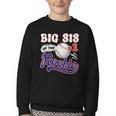 Big Sis Rookie Of Year 1st Birthday Baseball Theme Matching Youth Crewneck Sweatshirt Big Sis Rookie Of Year 1st Birthday Baseball Theme Matching Youth Crewneck Sweatshirt