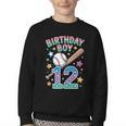 Birthday Boy 12th Birthday Baseball Youth Crewneck Sweatshirt Birthday Boy 12th Birthday Baseball Youth Crewneck Sweatshirt