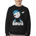 Boys Baseball Graphic Tee Teen Apparel Cute Meme Bruh Youth Crewneck Sweatshirt Boys Baseball Graphic Tee Teen Apparel Cute Meme Bruh Youth Crewneck Sweatshirt