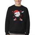 Boys Valentines Baseball Youth Crewneck Sweatshirt