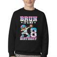 Bruh It's My 8th Birthday Baseball Ice Cream Drip 8 Year Old Youth Crewneck Sweatshirt Bruh It's My 8th Birthday Baseball Ice Cream Drip 8 Year Old Youth Crewneck Sweatshirt