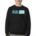 BSBL SZN Baseball Season Game Day Boys Girls Youth Youth Crewneck Sweatshirt BSBL SZN Baseball Season Game Day Boys Girls Youth Youth Crewneck Sweatshirt