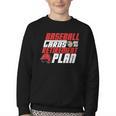 Cards Collector Baseball Cards Are My Retirement Plan Youth Crewneck Sweatshirt