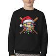 Christmas Baseball Pajama Santa For Men Boys Girls Kids Xmas Youth Crewneck Sweatshirt Christmas Baseball Pajama Santa For Men Boys Girls Kids Xmas Youth Crewneck Sweatshirt