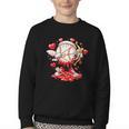 Cupid Baseball Drip Icecream Apparel Youth Boy Valentine Youth Crewneck Sweatshirt Cupid Baseball Drip Icecream Apparel Youth Boy Valentine Youth Crewneck Sweatshirt