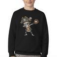 Dabbing Pirate Skeleton Baseball Dab Costume Boys Kids Men Youth Crewneck Sweatshirt Dabbing Pirate Skeleton Baseball Dab Costume Boys Kids Men Youth Crewneck Sweatshirt