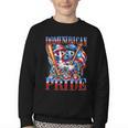 Dominican Puerto Rican Pride Baseball Flag Unity Youth Crewneck Sweatshirt Dominican Puerto Rican Pride Baseball Flag Unity Youth Crewneck Sweatshirt