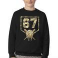 Dripping Camo 67 Baseball Ice Cream Drip 6-7 Six Seven Boy Youth Crewneck Sweatshirt
