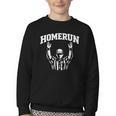 Football Referee Tee Touchdown Baseball Homerun Youth Crewneck Sweatshirt