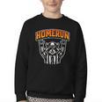 Football Referee Touchdown Baseball Homerun Raccoon Youth Crewneck Sweatshirt Football Referee Touchdown Baseball Homerun Raccoon Youth Crewneck Sweatshirt