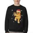 Gingerbread Man Baseball Christmas Youth Crewneck Sweatshirt Gingerbread Man Baseball Christmas Youth Crewneck Sweatshirt
