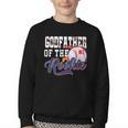 Godfather Rookie Of Year 1st Birthday Baseball Theme Youth Crewneck Sweatshirt Godfather Rookie Of Year 1st Birthday Baseball Theme Youth Crewneck Sweatshirt