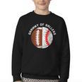 Grammy Of Ballers Football Baseball Grandma Grammy Youth Crewneck Sweatshirt Grammy Of Ballers Football Baseball Grandma Grammy Youth Crewneck Sweatshirt