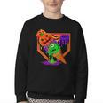 Halloween Baseball Ice Cream Drip Boys Girls Youth Youth Crewneck Sweatshirt Halloween Baseball Ice Cream Drip Boys Girls Youth Youth Crewneck Sweatshirt