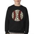 Happy Dot Day Baseball Colorful Polka Dots Boy And Youth Youth Crewneck Sweatshirt