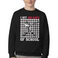I Hit 100 Days Of School Baseball 100th Day Boys Kids Youth Crewneck Sweatshirt I Hit 100 Days Of School Baseball 100th Day Boys Kids Youth Crewneck Sweatshirt
