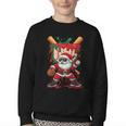HUGvyn Santa Playing Baseball Ice Cream Drip Christmas Boys Youth Crewneck Sweatshirt HUGvyn Santa Playing Baseball Ice Cream Drip Christmas Boys Youth Crewneck Sweatshirt