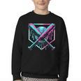 Ice Cream Baseball Drip Home Plate Bats Cool For Boys Youth Youth Crewneck Sweatshirt Ice Cream Baseball Drip Home Plate Bats Cool For Boys Youth Youth Crewneck Sweatshirt