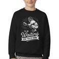 I'Ll Be Waiting For You At Home Baseball Youth Crewneck Sweatshirt I'Ll Be Waiting For You At Home Baseball Youth Crewneck Sweatshirt