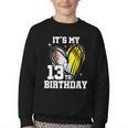 It's My 13th Birthday Baseball Softball Heart 13 Year Old Youth Crewneck Sweatshirt It's My 13th Birthday Baseball Softball Heart 13 Year Old Youth Crewneck Sweatshirt