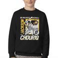 Jackson Chourio Milwaukee MLB Baseball Player MLBJCH203M Youth Crewneck Sweatshirt