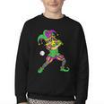 Jester Baseball Mardi Gras Carnival Sport Men Boy Teen Kids Youth Crewneck Sweatshirt Jester Baseball Mardi Gras Carnival Sport Men Boy Teen Kids Youth Crewneck Sweatshirt