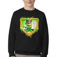 Leprechaun Baseball St Patricks Day Ice Cream Drip Men Boys Youth Crewneck Sweatshirt