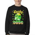 Lucky Dude Drip Baseball Shamrock St Patrick Men Boy Youth Youth Crewneck Sweatshirt Lucky Dude Drip Baseball Shamrock St Patrick Men Boy Youth Youth Crewneck Sweatshirt
