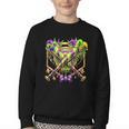 Mardi Gras Baseball Jester Hat New Orleans Men Women Kid Youth Crewneck Sweatshirt Mardi Gras Baseball Jester Hat New Orleans Men Women Kid Youth Crewneck Sweatshirt