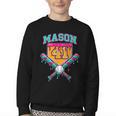 Mason 41 Meme Ice Cream Drip Baseball Birthday Costume Youth Crewneck Sweatshirt