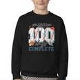 Mission 100 Days Complete Baseball 100th Day Of School Boys Youth Crewneck Sweatshirt Mission 100 Days Complete Baseball 100th Day Of School Boys Youth Crewneck Sweatshirt