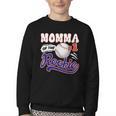 Momma Rookie Of Year 1st Birthday Baseball Theme Matching Youth Crewneck Sweatshirt Momma Rookie Of Year 1st Birthday Baseball Theme Matching Youth Crewneck Sweatshirt
