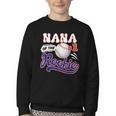 Nana Rookie Of Year 1st Birthday Baseball Theme Matching Youth Crewneck Sweatshirt Nana Rookie Of Year 1st Birthday Baseball Theme Matching Youth Crewneck Sweatshirt