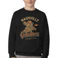 Nashville Gnawers Retro Minor League Baseball Youth Crewneck Sweatshirt Nashville Gnawers Retro Minor League Baseball Youth Crewneck Sweatshirt