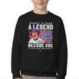 Nobody Is Born A Legend Pete Crow Armstrong Chicago Baseball Youth Crewneck Sweatshirt Nobody Is Born A Legend Pete Crow Armstrong Chicago Baseball Youth Crewneck Sweatshirt