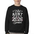 Proud Aunt Of A 2026 Senior Baseball Graduate Youth Crewneck Sweatshirt