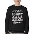 Proud Granny Of A 2026 Senior Baseball Graduate Youth Crewneck Sweatshirt Proud Granny Of A 2026 Senior Baseball Graduate Youth Crewneck Sweatshirt