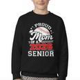 Proud Mom Of A 2026 Senior Baseball Graduation 2026 Youth Crewneck Sweatshirt Proud Mom Of A 2026 Senior Baseball Graduation 2026 Youth Crewneck Sweatshirt